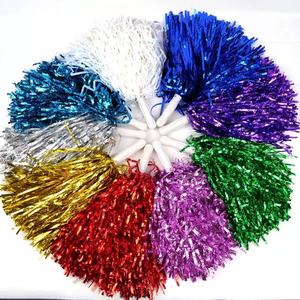 <span class=keywords><strong>Pompones</strong></span> <span class=keywords><strong>Baratos</strong></span> para Animación Deportiva, Competencia de Cheerleading, <span class=keywords><strong>Pompones</strong></span> en Forma de Flor para Partidos de Fútbol y Baloncesto - Product Image 5