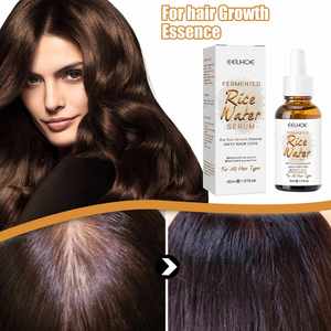 Nouveau EELHOE riz eau repousse des cheveux Essence traitement des cheveux sérum capillaire bio répare la sécheresse hydratant en douceur <span class=keywords><strong>incarné</strong></span> Hai - Product Image 3