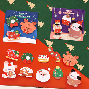 Lot de notes autocollantes créatives de Noël en gros – Adorables autocollants mémo de Père Noël pour la <span class=keywords><strong>papeterie</strong></span> des étudiants - Product Image 1