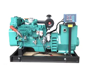 80KVA 6BT5.9-GM83 Marine Diesel Generator Met Marathon Marine Dynamo