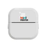 Vente flash - Imprimante thermique d'étiquettes photo numérique portable - Mini imprimante photo pour smartphone Android iOS - Impression sans encre via Bluetooth