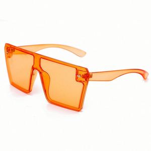 Lunettes de soleil carrées vintage UV400 colorées à monture large et verre monobloc pour femmes, avec logo personnalisé – Nouveautés - Product Image 6