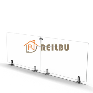 Reilbu Safe Spigot Glazen Leuning zonder Lassen 1/2 Inch Gehard Glas 1,5 Kg Roestbestendig 5 Jaar Garantie - Product Image 6