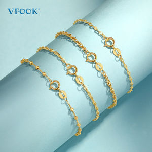 Chaîne de fabrication de bijoux VFOOK vente en gros chaîne moderne en or jaune brillant 9K 10K couleurs personnalisées chaîne de lèvre pour un port quotidien - Product Image 3