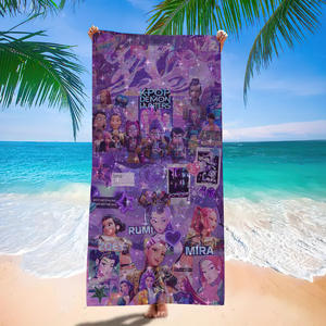 Nueva Toalla de Playa de Microfibra con Diseño de Dibujos Animados K-POP, Demon Hunters, Secado Rápido, Ecológica, Libre de Arena - Product Image 6