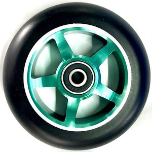 גלגלי PU עם ליבת אלומיניום איכותית 100MM של Ruidongle לקורקינטים מהירים, גלגלים לפעלולים קיצוניים להחלקה מהירה - Product Image 6