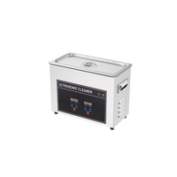 Pembersih Ultrasonik Profesional 4.5L Baru 180W Layar Digital Pembersih Air Dingin Tangki Kaca/Keramik/Logam untuk Jam Tangan Pisau Cukur