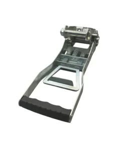 50mm special style ERGO ratchet buckle white surfaced 11000LBS with black plastic handle
