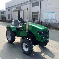 Mini Tractor Agrícola de 20HP, 25HP, 30HP con Arranque Eléctrico, Pequeño para Agricultura, Compacto, Trattorino, Tagliaerba