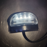 Highlight blanc 4 LED feux de plaque d'immatriculation de remorque 12V/24V lampe de plaque d'immatriculation de voiture pour camion tailer Van RV SUV bateaux comme lumière d'étape
