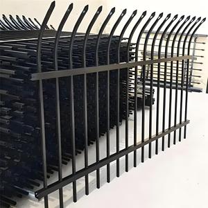 सुरक्षा सजावटी धातु उद्यान स्टील गारंटर, आउटडोर के लिए स्टील बाड़ - Product Image 3