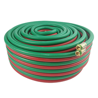 Tuyau PVC haute pression oxygène-acétylène pour soudage et découpe industriels, distribution de gaz oxygène et acétylène pour l'architecture
