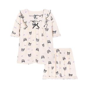 Conjunto de Pijama Corto de Verano para Mujer, Transpirable, Estilo Coreano, con Dibujos Animados de Kuromi y <span class=keywords><strong>Pacha</strong></span> Dog, para Chicas - Product Image 5