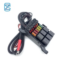 Boîtier de relais et de fusibles intelligent à 6 interrupteurs à bascule, faisceau de câblage, indice de protection IP68, 12V-24V 60A pour voitures, camions, VTT, UTV et véhicules tout-terrain