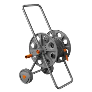 Fabricant de mini enrouleur de tuyau d'eau d'arrosage manuel portable et rétractable avec roues
