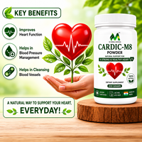 Poudre d'herbes Cardic-M8 avec des ingrédients botaniques naturels, formule végétale premium, fabrication OEM ODM sous marque privée