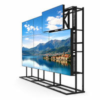 Moniteur LCD 55 pouces 700 nit FHD 16:9 pour mur vidéo, avec bords ultra-fins de 1,7 mm et mode d'amélioration graphique et d'image intégré