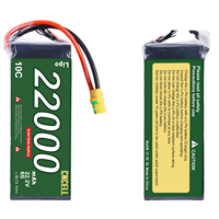 TPENERGY 6S 10C 22.2V 22000mAh FPV İHA Uçuş EV Lityum Katı Hal Drone Pil Paketi