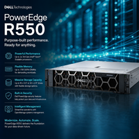 Serveur Rack 2U R550 avec processeur Intel Xeon Silver/Gold pour stockage réseau et hébergement cloud
