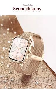 Reloj Inteligente de Moda para Mujer 2026, MK88, Correa de Acero y Silicona, Monitor de Ritmo Cardíaco, Monitor de Sueño, Relojes de Pulsera para IOS y Android - Product Image 4