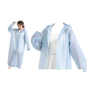 Combinaison de pluie intégrale pour adulte, épaisse et extensible en EVA, résistante à <span class=keywords><strong>la</strong></span> pluie, pour <span class=keywords><strong>la</strong></span> randonnée, non jetable, universelle et polyvalente - Product Image 1