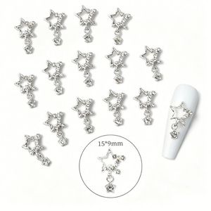 50 Piezas de Flores de Rosa 3D en Acrílico con Degradado para Decoración de Uñas, Adornos Kawaii para Manicura - Product Image 3
