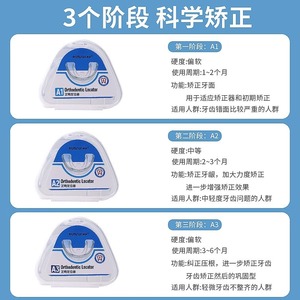 Aparatos ortodónticos Zhuochen para corrección de mordedura inferior, mordedura superior y proemialización; aparatos invisibles transparentes para adultos y niños; retenedores - Product Image 3