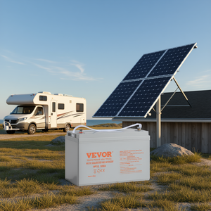 Batterie AGM à décharge profonde Vevor 12V 100Ah pour camping-car, solaire, hors réseau, et alimentation de secours - Product Image 2