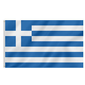 Bandera Griega Antigua Europea de 3x5 pies, Impresa por Ambos Lados, para Colgar/Volar, Ecológica, de Poliéster Suave, de Secado Rápido, Duradera, para Juegos Deportivos - Product Image 2