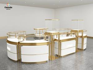 Vitrina de Exhibición de Joyería con Iluminación LED Personalizada |   Muebles Modernos para Tiendas y Salas de Exhibición para Centros Comerciales y Tiendas Minoristas - Product Image 3