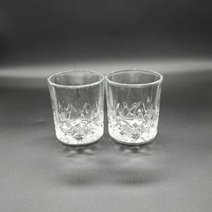 Hot Sale Machine Made Embossed <strong>Crystal</strong> Whiskey <strong>Glass</strong> Cup <strong>Set</strong> for Hotels and Business Gifts - Product Image 3