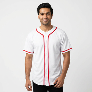 เสื้อเบสบอลระบายอากาศได้ดีใส่สบายเสื้อทีมกีฬาดีไซน์ใหม่ - Product Image 1