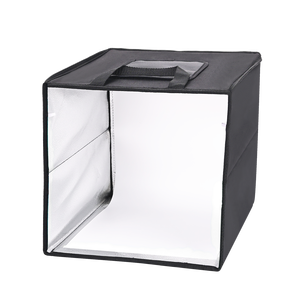 Boîte à lumière portable pliable de 40 cm en acrylique avec fond noir, tente de prise de vue, studio <span class=keywords><strong>photo</strong></span>, charge USB LUXCEO - Product Image 6