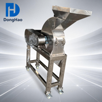 Moulin à marteaux électrique compact en acier inoxydable, broyeur à double usage domestique et commercial, pulvérisateur rapide pour riz, maïs, poivre, sucre candi