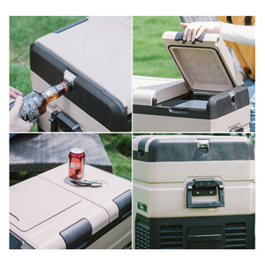 Refrigerador Portátil para Exteriores y Camping con Compresor Solar y Batería para TA35 OEM, Congelador Móvil de Doble Zona para Autocaravana y Coche - Product Image 3