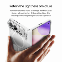 Étui de téléphone pliable magnétique Nillkin pour iPhone, protection intégrale avec charnière double, coque semi-transparente antichoc avec support pour objectif