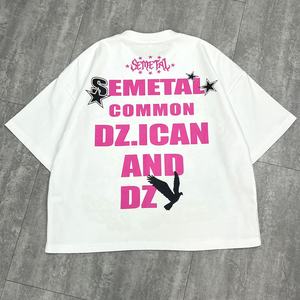 T-shirt imprimé de haute qualité, coupe ample, coton 220 g/m², poids lourd, fabricant de t-shirts, streetwear pour hommes, t-shirts graphiques surdimensionnés - Product Image 2