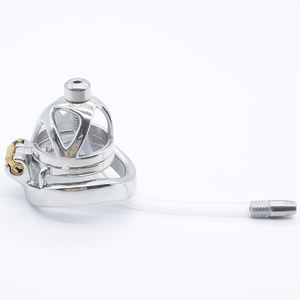 กรงอวัยวะเพศชายขนาดเล็กแบบสั้น,กรงไก่เล็กสำหรับผู้ชายการสำเร็จความใคร่ด้วยตนเอง - Product Image 5