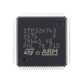 Microcontrolador MCU STM32H743VGT6 LQFP-100 ARM Cortex-M7 de 32 bits, nuevo y original - Product Image 1