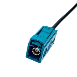 Câble d'extension mâle-femelle RG174 Pigtail personnalisé pour dispositif RF, câble RG113 50 ohms Code Z FAKRA SMB Bleu eau - Product Image 1