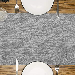 Camino de mesa de poliéster con patrón floral Estilo simple con múltiples especificaciones Resistente a las manchas y elegante - Product Image 3