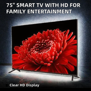 TV Smart LED/LCD da 75 Pollici con Qualità dell'Immagine FHD ad Alta Definizione per Serate Cinema in Famiglia e Divertimento Musicale - Product Image 1