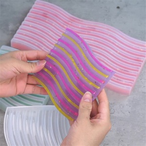 AK DIY-bandeja <span class=keywords><strong>de</strong></span> fruta en forma <span class=keywords><strong>de</strong></span> U, plato ondulado, moldes <span class=keywords><strong>de</strong></span> silicona <span class=keywords><strong>para</strong></span> fabricación <span class=keywords><strong>de</strong></span> <span class=keywords><strong>yeso</strong></span> epoxi Uv, posavasos <span class=keywords><strong>de</strong></span> hormigón, <span class=keywords><strong>molde</strong></span> <span class=keywords><strong>para</strong></span> decoración del hogar, artesanías - Product Image 5
