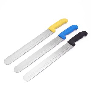 <span class=keywords><strong>Cuchillo</strong></span> para jamón de acero inoxidable ultra afilado de 12 pulgadas, diseño ergonómico, el <span class=keywords><strong>mejor</strong></span> para rebanar asados, carnes - Product Image 3