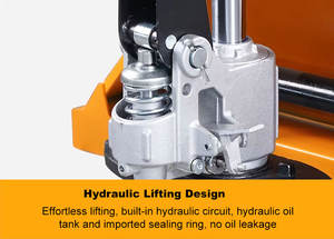 Chariot à palettes hydraulique manuel SYNGE de 2 tonnes avec longueur de fourche personnalisée pour restaurants, imprimeries et commerces de détail - Product Image 4