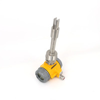 Densimètre à fourche à double sortie en acier inoxydable 316L cryogénique 200mm filetage NPT d'insertion