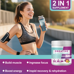 Produit à Marque Blanche Formule Personnalisée 5000MG Créatine Monohydrate Micronisée Plus Électrolytes Pré-Entraînement Poudre de Collagène - Product Image 5