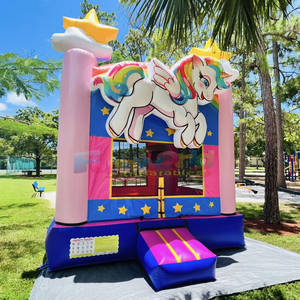 Castillo inflable comercial con forma de Llama para niños, castillo hinchable con diseño de alpaca. - Product Image 3