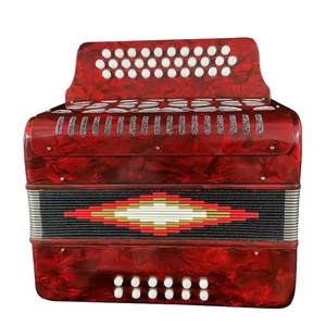 Acordeón Diatónico Profesional Portátil de Madera <span class=keywords><strong>KONGSHENG</strong></span> KS-NK3112AC de 31 Botones y 12 Bajos con Estuche de Aleación de Aluminio para Estudiantes - Product Image 4
