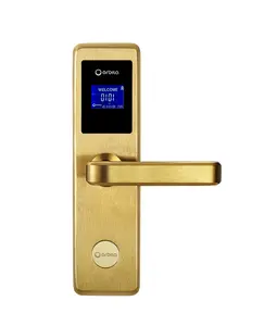 E4131gold pantalla LCD a color teléfonos inteligentes cerradura de puerta sistema de bloqueo de hotel cerradura de llave móvil